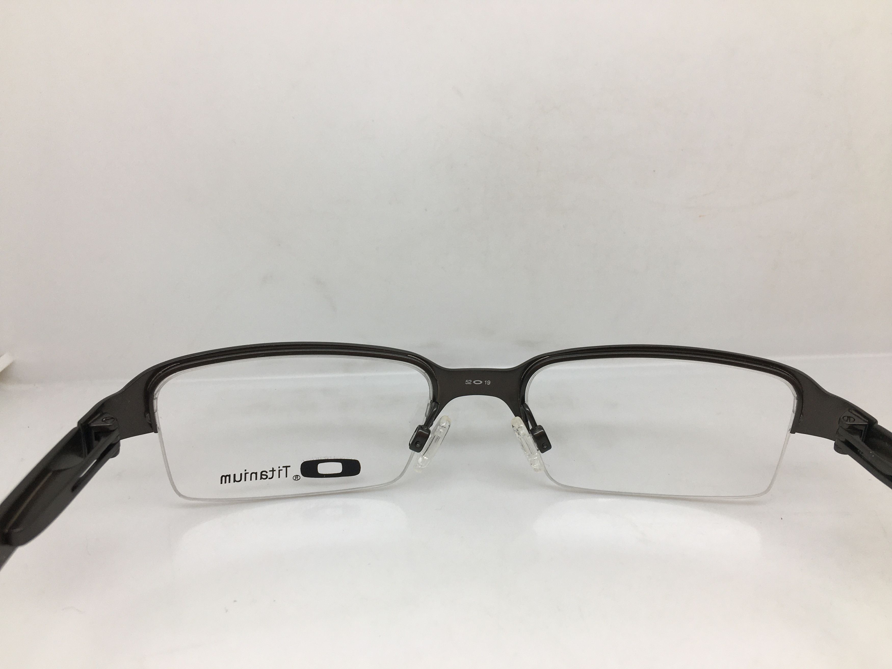 Oakley OAKLEY BOOMSTAND Pewter Half Rim Eyeglasses Size ONE SIZE - 8 Thumbnail