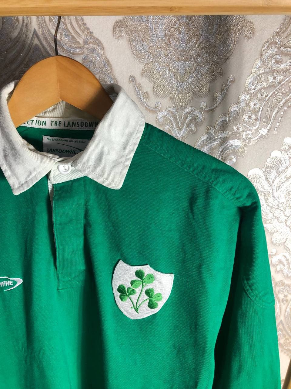 Canterbury of New Zealand × Vintage VERY RARE LANSDOWNE IRELAND RUGBY JERSEY RETRO BLOKECORE 90s Size US S / EU 44-46 / 1 - 2 Thumbnail