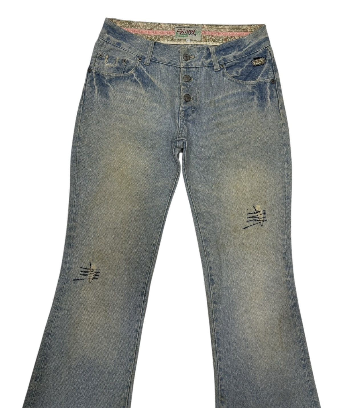 Japanese Brand × Kapital × Undercover Vintage Hippie Flare Jeans Bootcut Distressed Patchwork Roxy Size 30" / US 8 / IT 44 - 7 Thumbnail