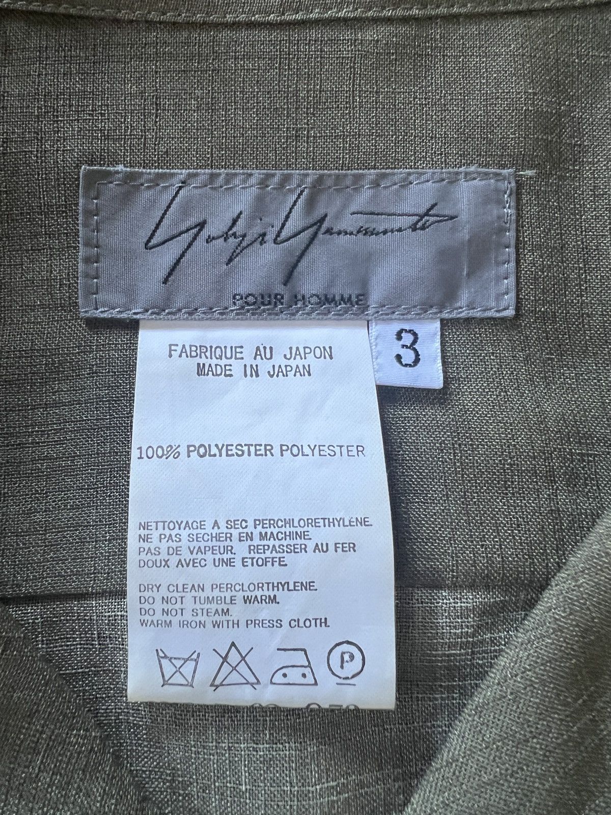 Yohji Yamamoto Yohji Yamamoto Pour Homme SS02 Saeko Portrait Button Up Size US L / EU 52-54 / 3 - 4 Thumbnail