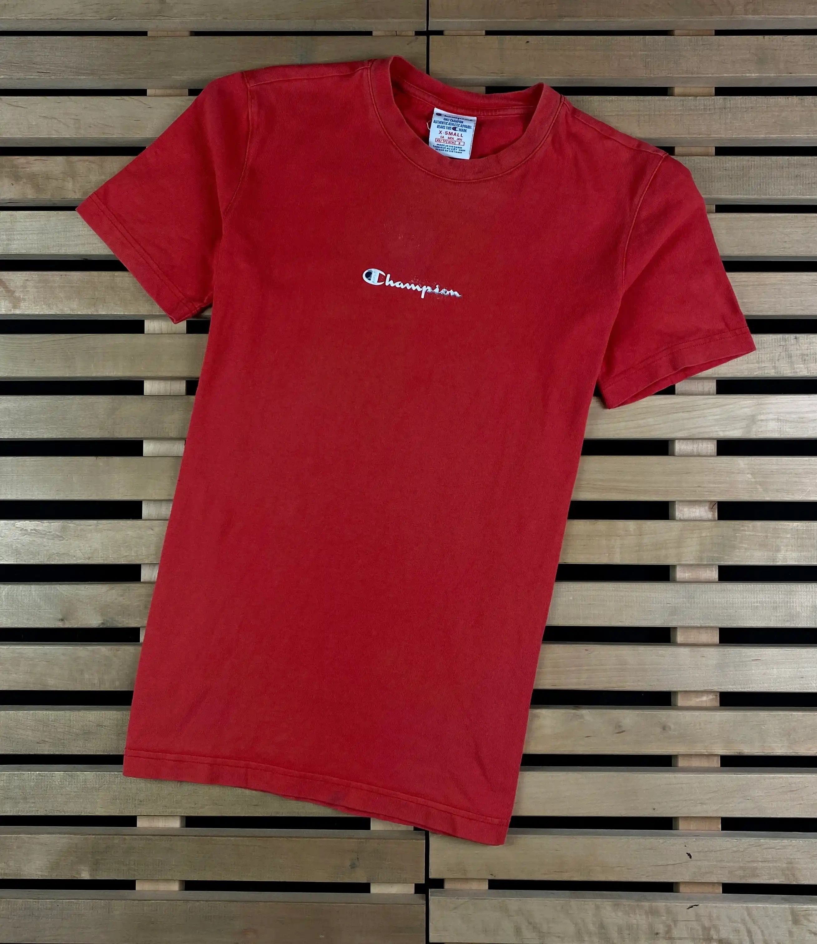 Champion × Vintage Mens Vintage T Shirt Champon Size XS Size US XS / EU 42 / 0 - 1 Thumbnail