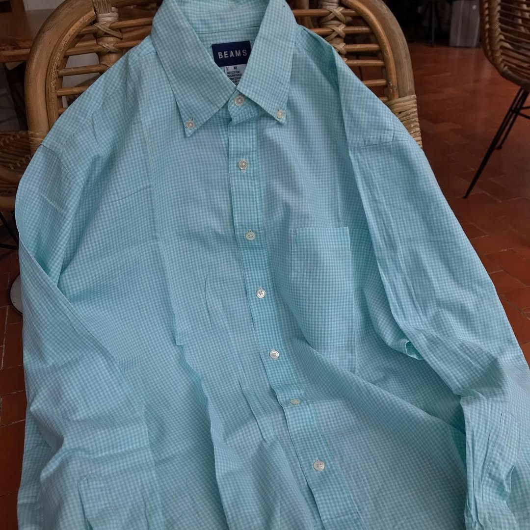 Beams Plus Beams Classic Japan button down Plaid Tartan Lovely Colour Size US L / EU 52-54 / 3 - 9 Thumbnail