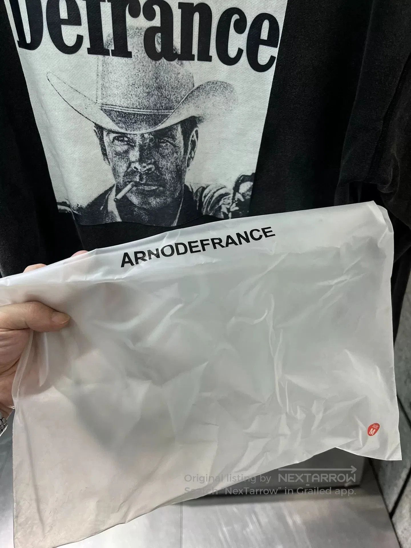 Arno De France ARNODEFRANCE Distressed Washed Marlboro Hoodie. Size US M / EU 48-50 / 2 - 9 Thumbnail