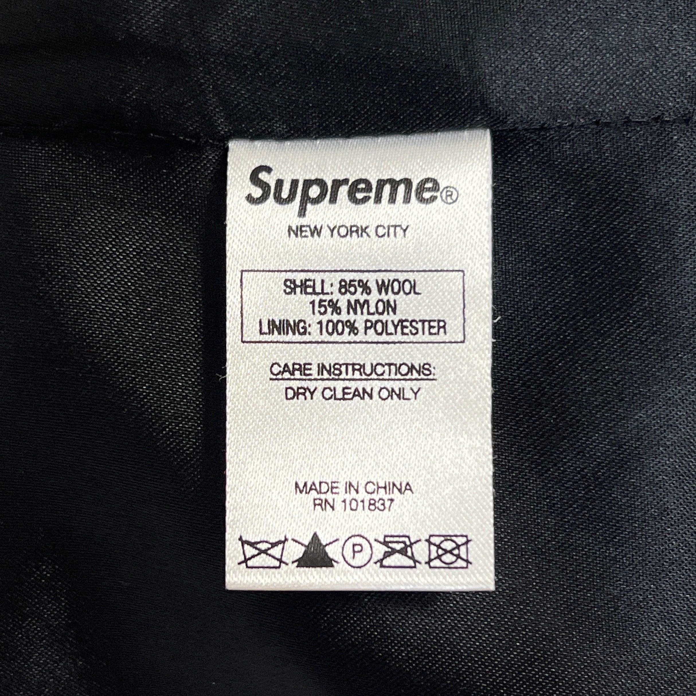 Supreme Supreme 15FW Harlequin Wool Varsity Jacket Multi Size US XL / EU 56 / 4 - 8 Thumbnail
