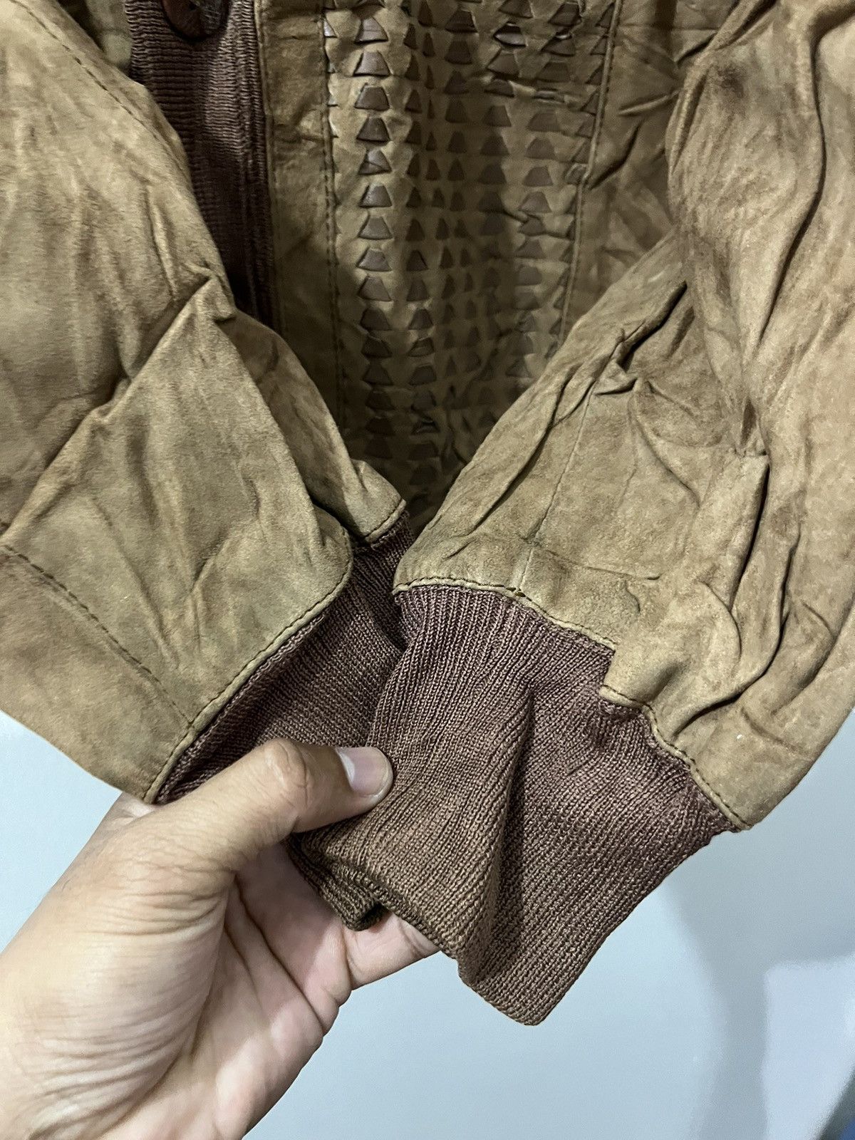 Branded Leather 80s TORRAS NAVAJO TRIBAL NATIVES MADE IN SPAIN Size US L / EU 52-54 / 3 - 8 Thumbnail