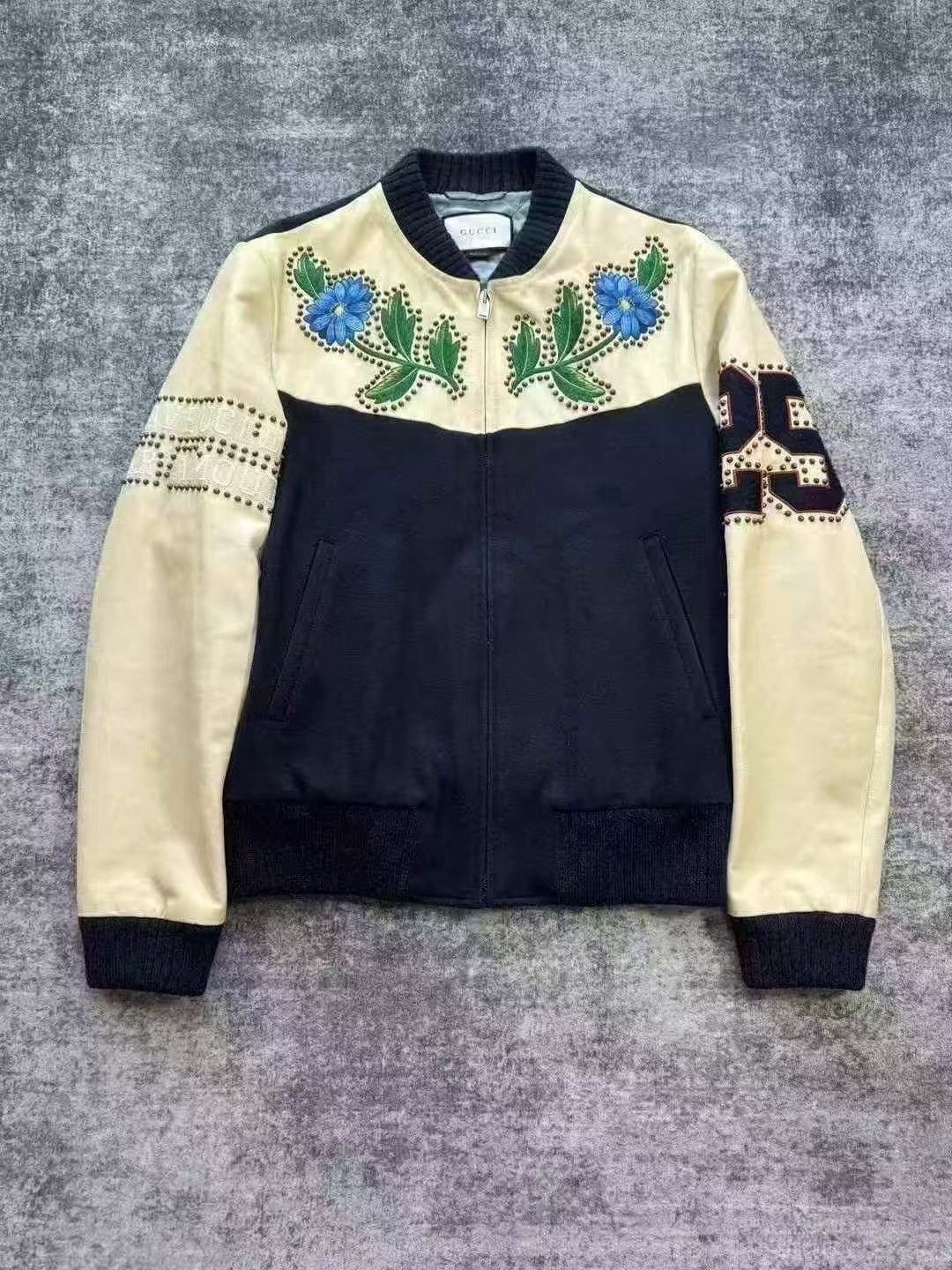Gucci Gucci Wool Embroidered Light Jacket m Men Size US M / EU 48-50 / 2 - 1 Thumbnail
