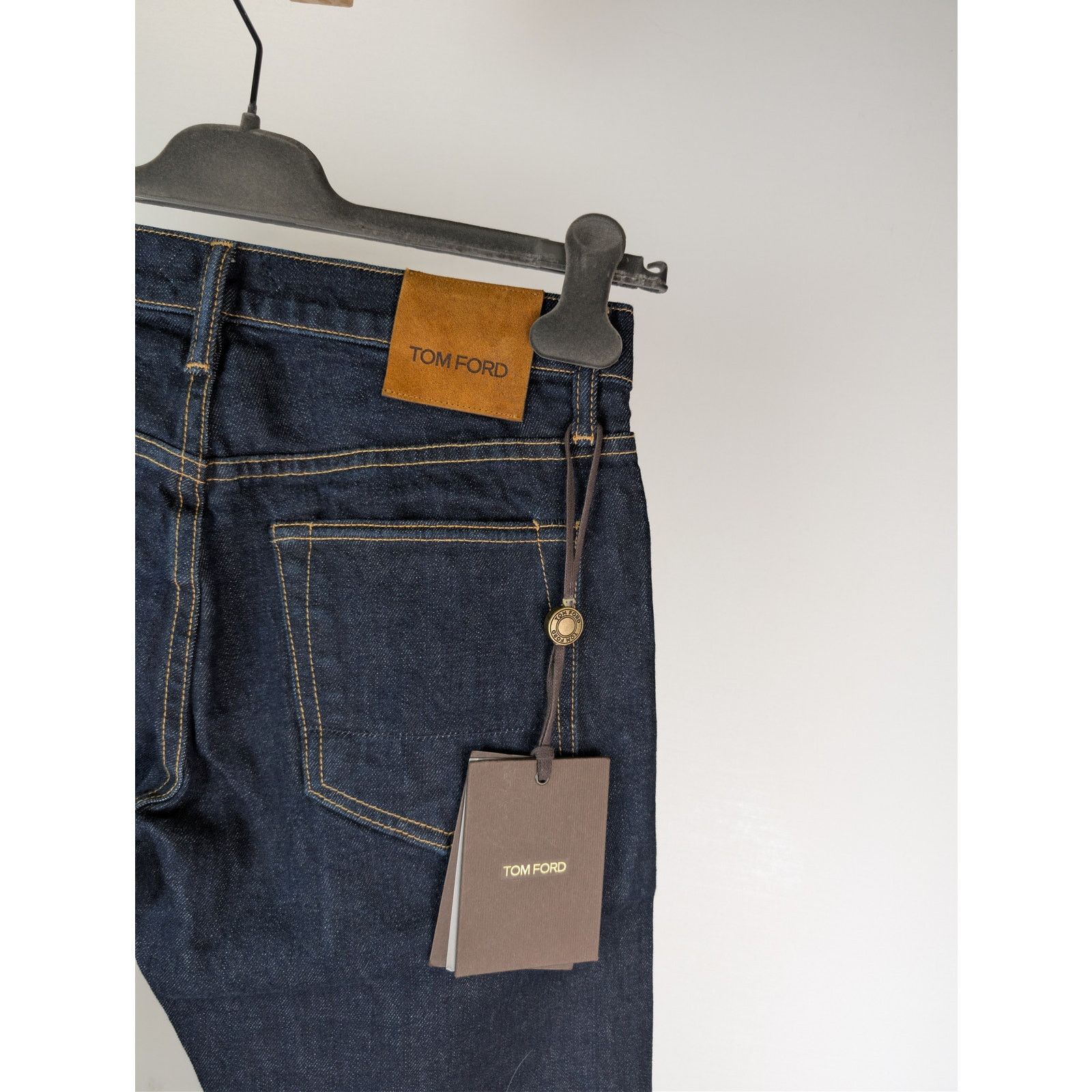 Tom Ford o1rshd1 Straight Denim Jeans in Indigo Blue Size US 40 / EU 56 - 15 Thumbnail