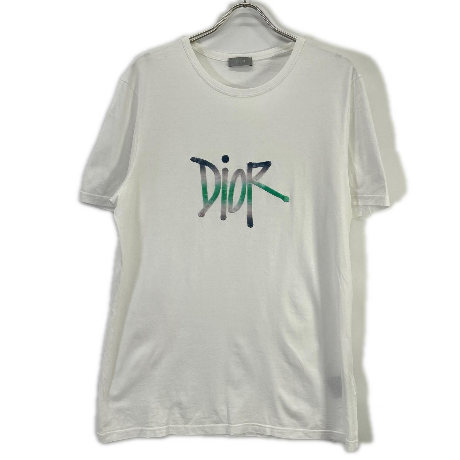 Dior Homme グラフィックTシャツ Dior Dior Homme Graffiti Logo T-Shirt Stussy Large | Grailed