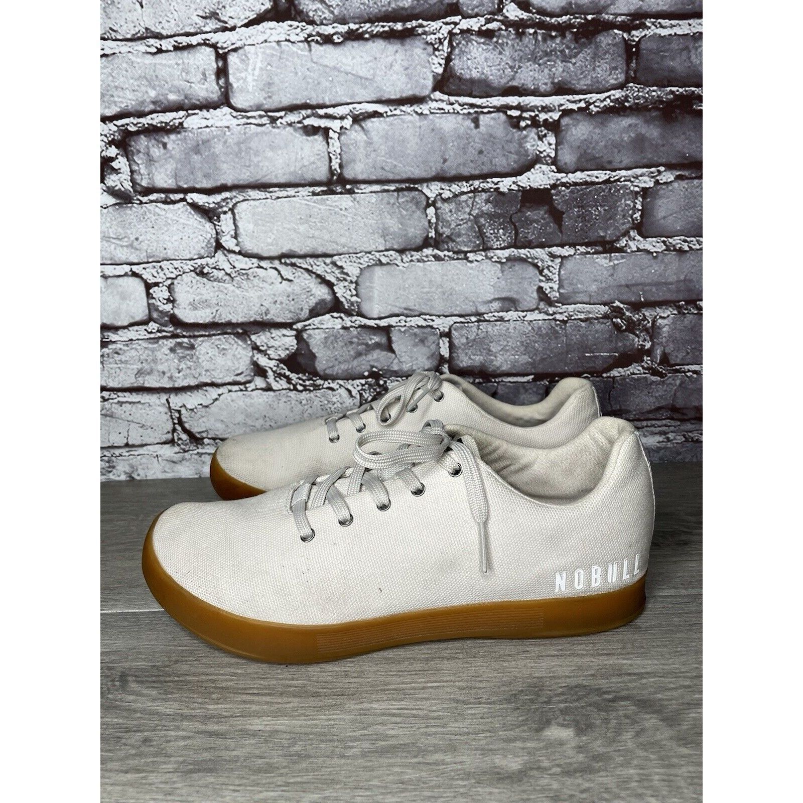Other NoBull Ivory Canvas Trainer Training Lace Up Shoes Sneakers Size US 11 / EU 44 - 12 Thumbnail