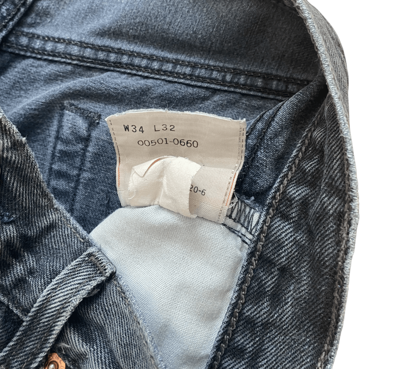 Levi's × Levi's Vintage Clothing 501 Levi's Black Denim Cropped Leg Size US 34 / EU 50 - 4 Thumbnail