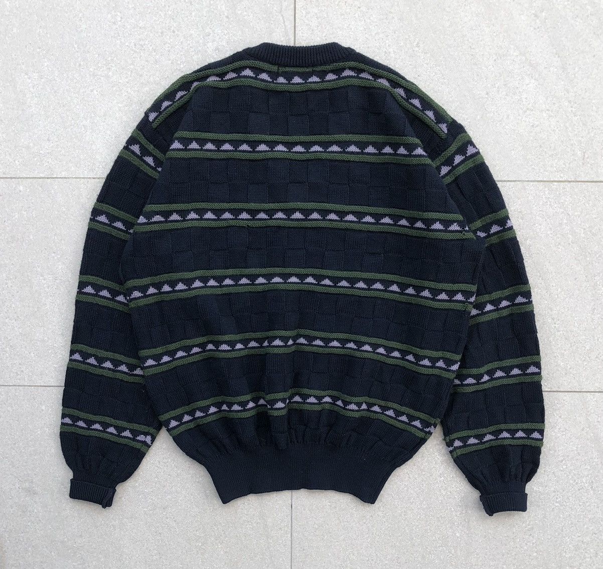 Burberry Vintage Burberrys Sport Wool Knitted Logo Patch Sweatshirts Size US M / EU 48-50 / 2 - 8 Thumbnail