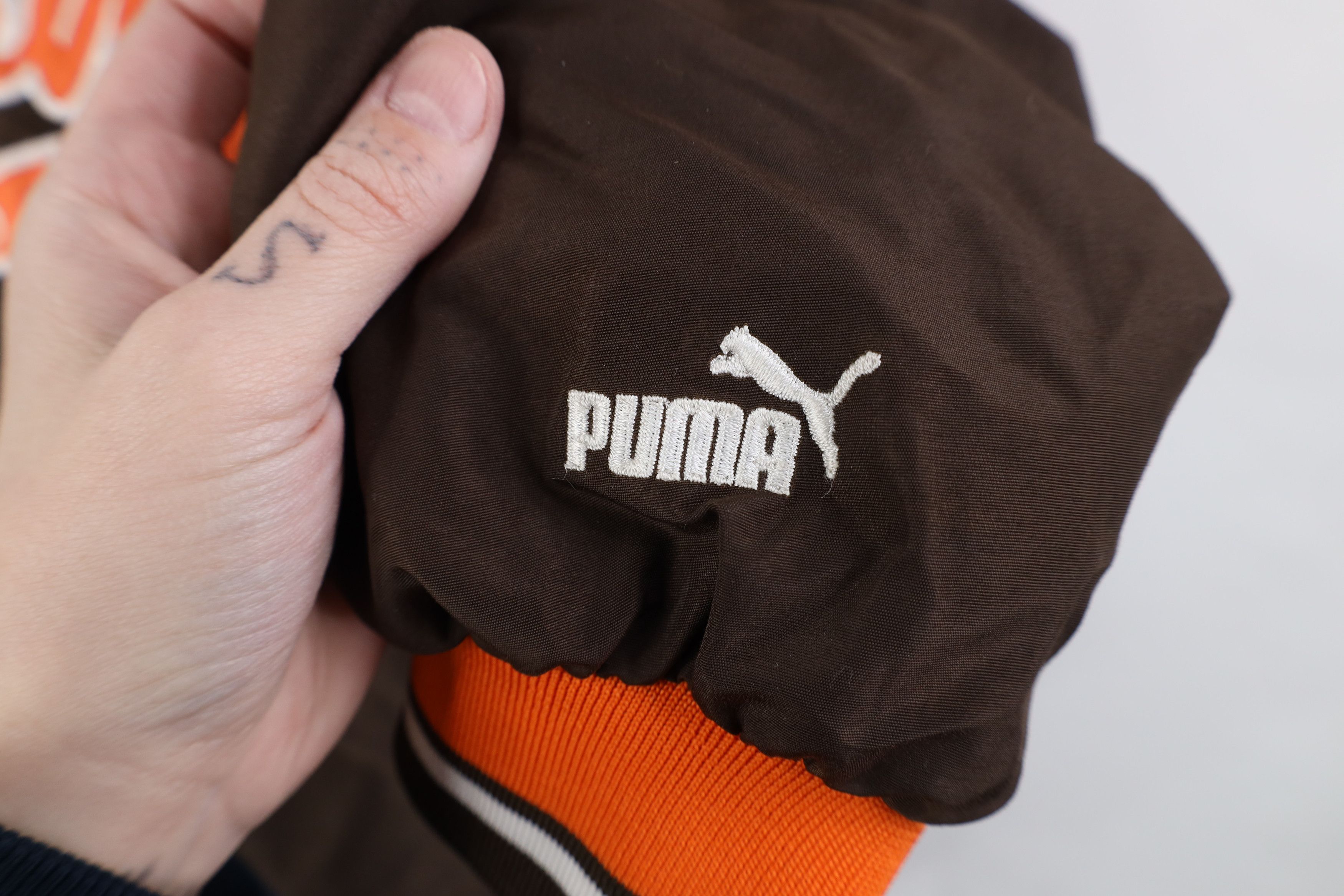 Puma Vintage 90s Puma Cleveland Football Windbreaker Jacket Size S / US 4 / IT 40 - 6 Thumbnail