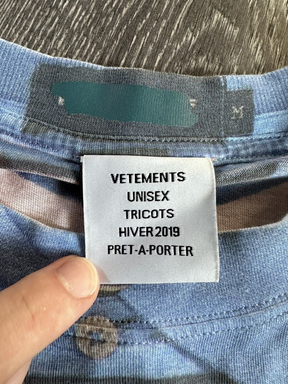Vetements vetements aw18 Im a virgin trompe l’oeil oversized t shirt Size US XS / EU 42 / 0 - 6 Thumbnail