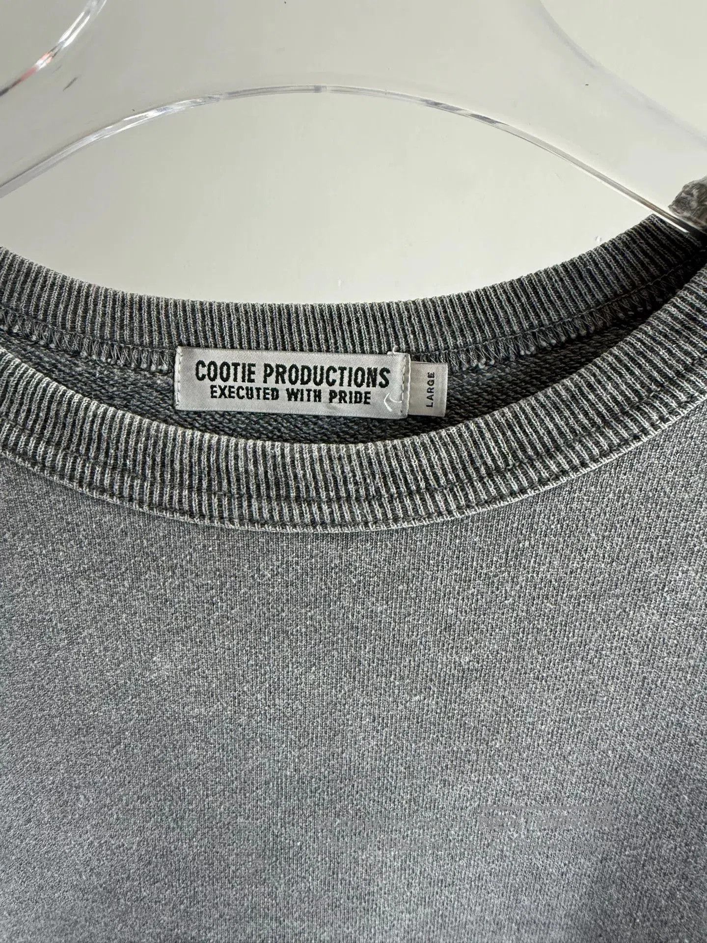 Japanese Brand Cootie Productions Washed Printed Sweatshirt. Size US L / EU 52-54 / 3 - 4 Thumbnail