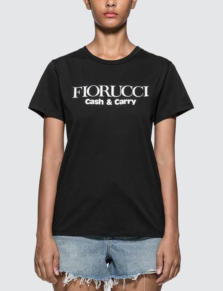 Designer × Fiorucci Fiorucci Cash & Carry print t-shirt tee Size S / US 4 / IT 40 - 1 Thumbnail