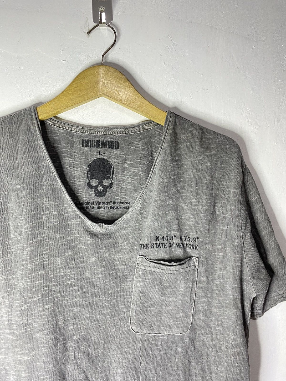 20471120 × If Six Was Nine × Japanese Brand Japanese Buckaroo the state of new york pocket tshirts Size US L / EU 52-54 / 3 - 2 Thumbnail