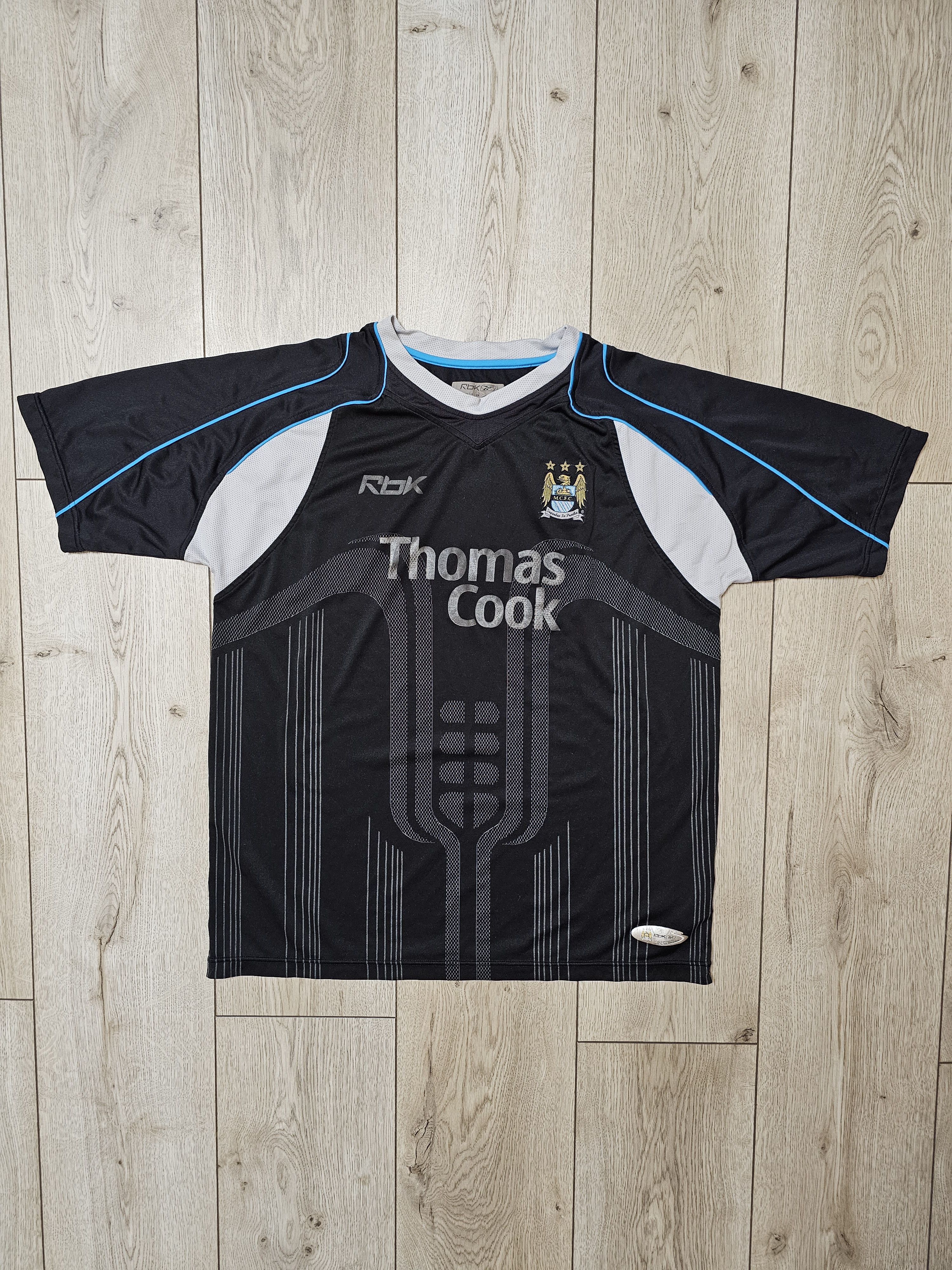 Reebok MANCHESTER CITY 2006 2007 AWAY FOOTBALL SHIRT SOCCER JERSEY Size US M / EU 48-50 / 2 - 1 Thumbnail