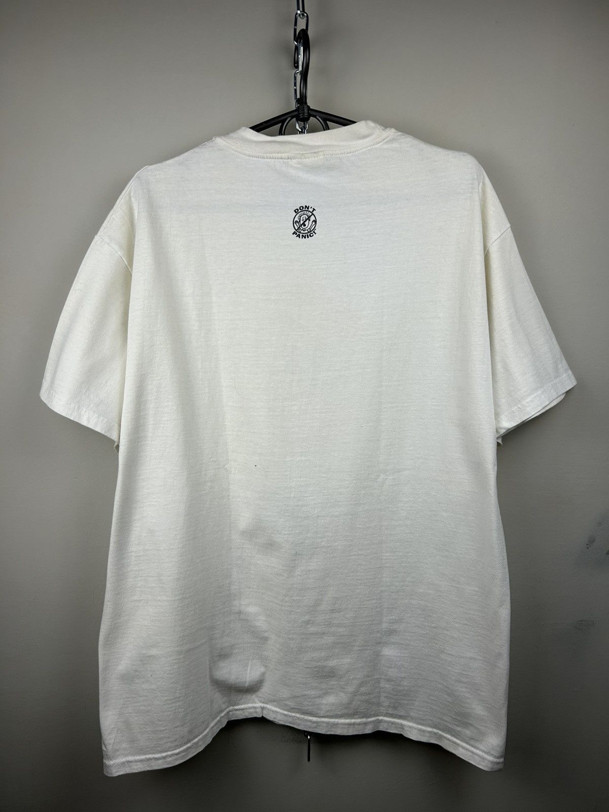 Vintage Vintage 90s Dont Panic 1998 Whatz Up T shirt Size US L / EU 52-54 / 3 - 15 Thumbnail