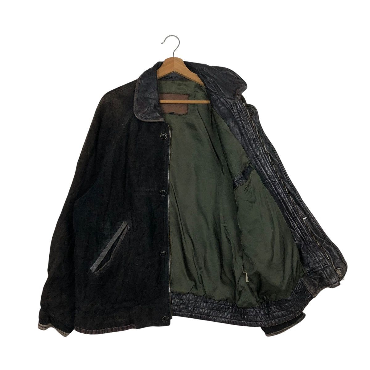 Japanese Brand 🔥VINTAGE BIKER LEATHER JACKET BLANKET VARIE ISSEY MIYAKE Size US L / EU 52-54 / 3 - 13 Thumbnail