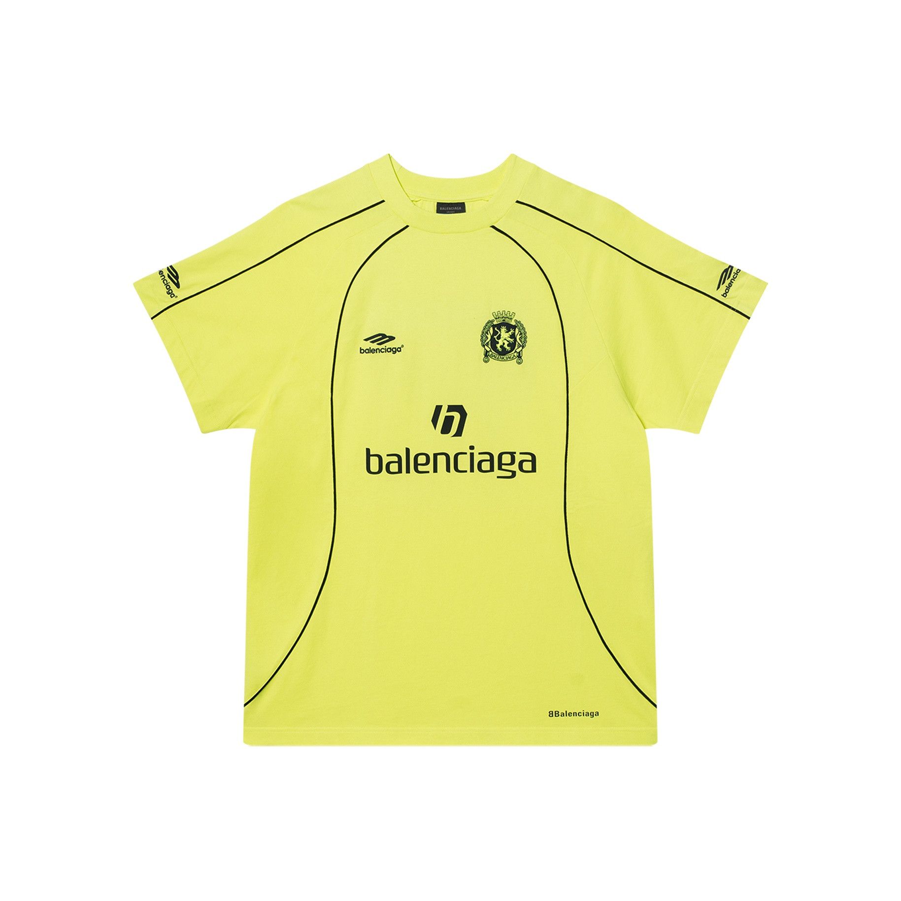 Balenciaga Balenciaga Neon Graphic Logo T-Shirt Size XL Size US XL / EU 56 / 4 - 1 Thumbnail