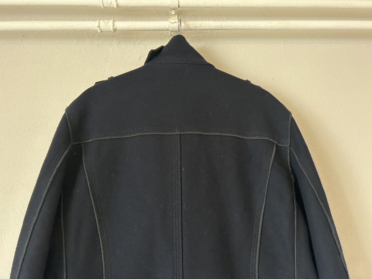 Dolce & Gabbana Navy Wool Military Coat, Size 54, Double-Breasted Size US L / EU 52-54 / 3 - 10 Thumbnail