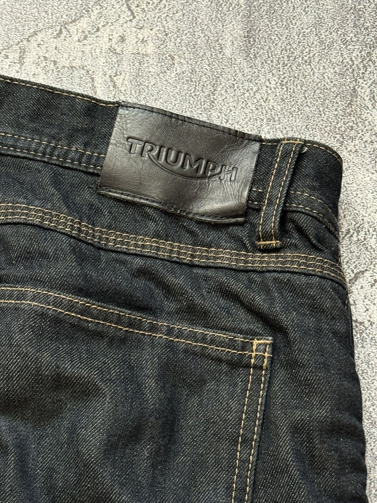Other Triumph 32/34 selvedge hero riding jean denim pant trouser Size US 32 / EU 48 - 16 Thumbnail