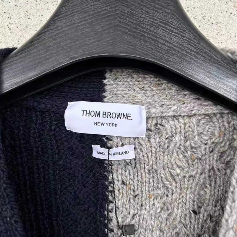 Thom Browne Thom Browne Yin-Yang patchwork sweater Size US L / EU 52-54 / 3 - 3 Thumbnail