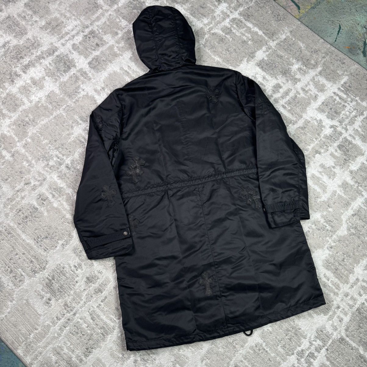 Chrome Hearts Chrome hearts nylon cross patch fishtail zip up parka jacket Size US L / EU 52-54 / 3 - 11 Thumbnail
