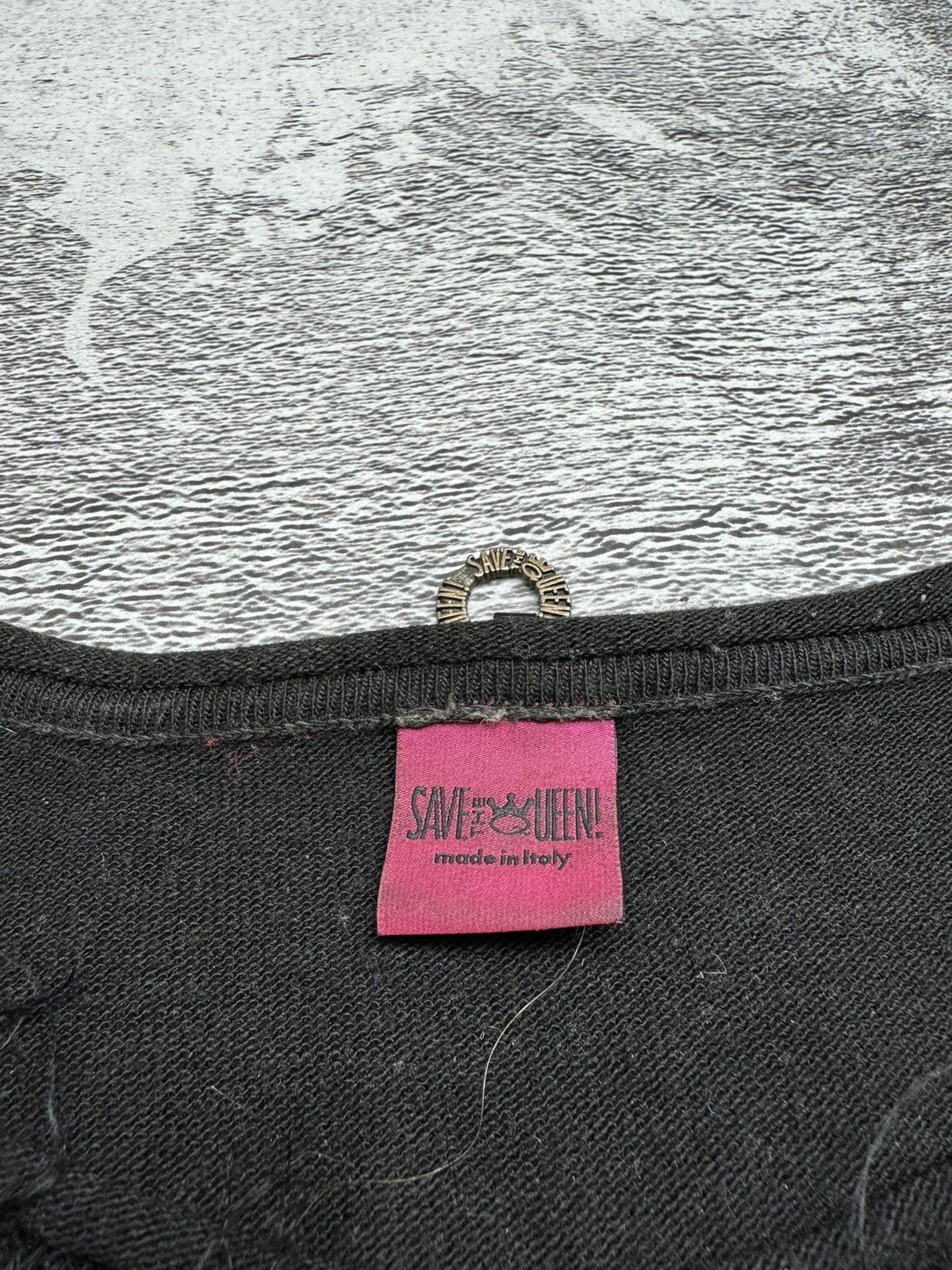 Designer Vintage Distressed Y2K Save The Queen ! Luxury Sweater Size S / US 4 / IT 40 - 17 Thumbnail