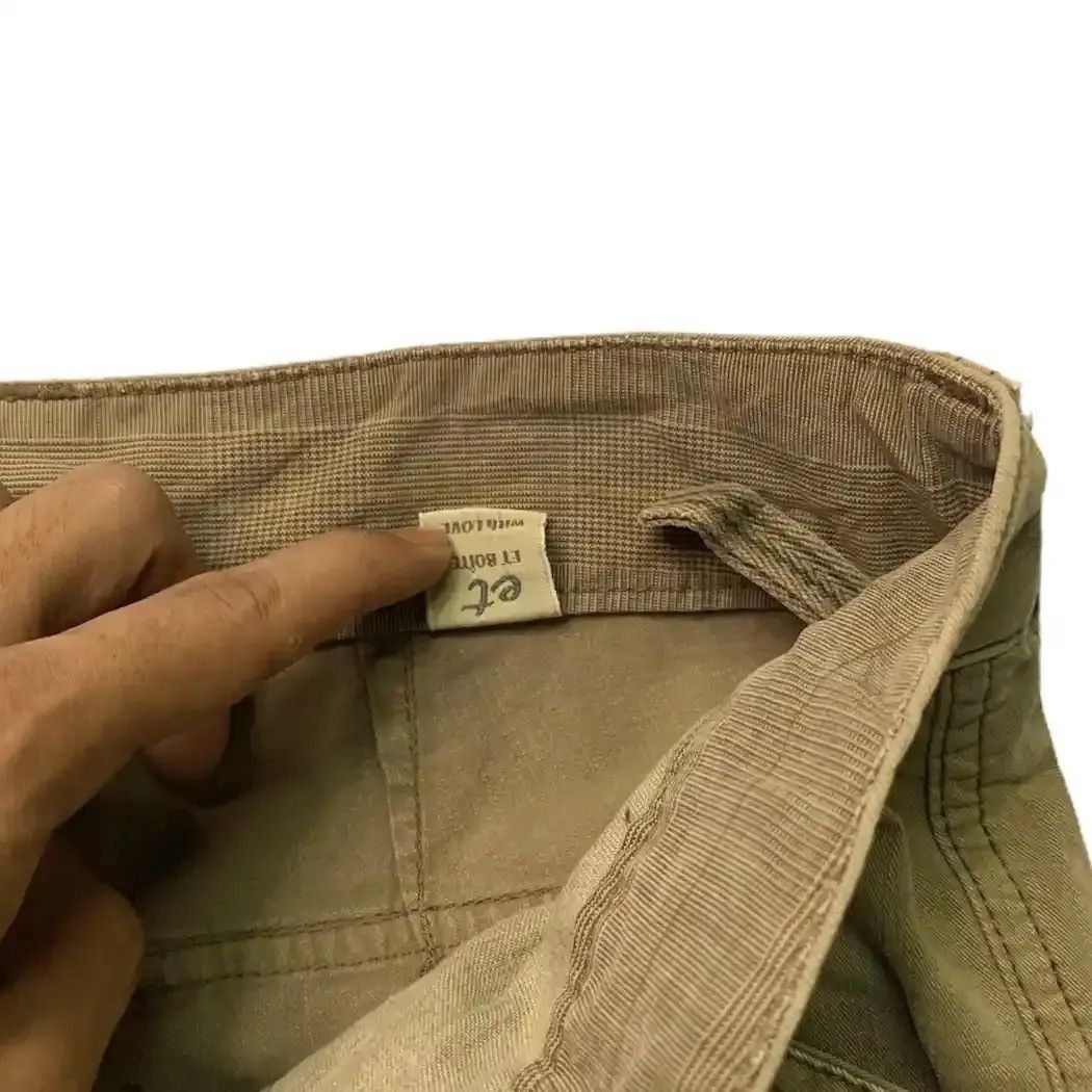 If Six Was Nine 💥FLARE/BOOTCUT Vintage ET BOITE JAPAN Multi-Pocket Cargo Size US 31 - 11 Thumbnail