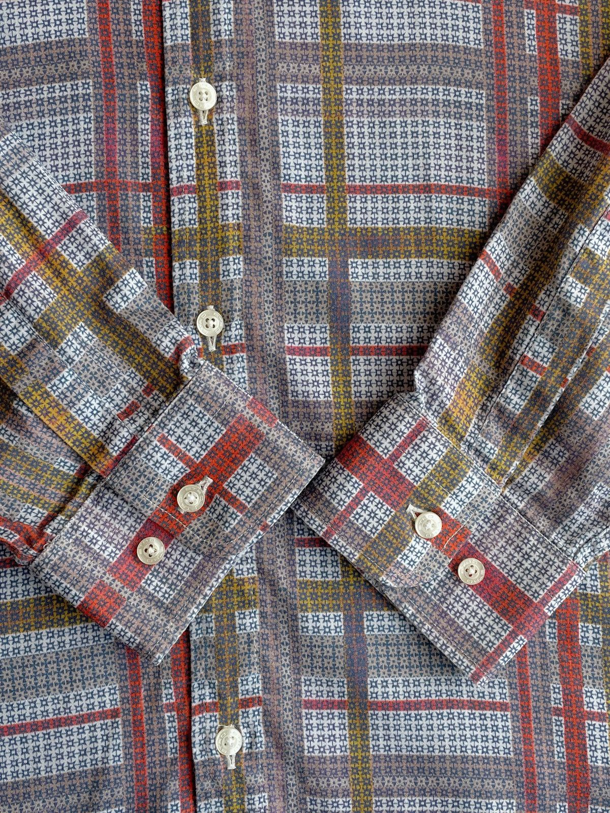 Etro Etro Milano Multicolor Check Shirt Size US M / EU 48-50 / 2 - 10 Thumbnail