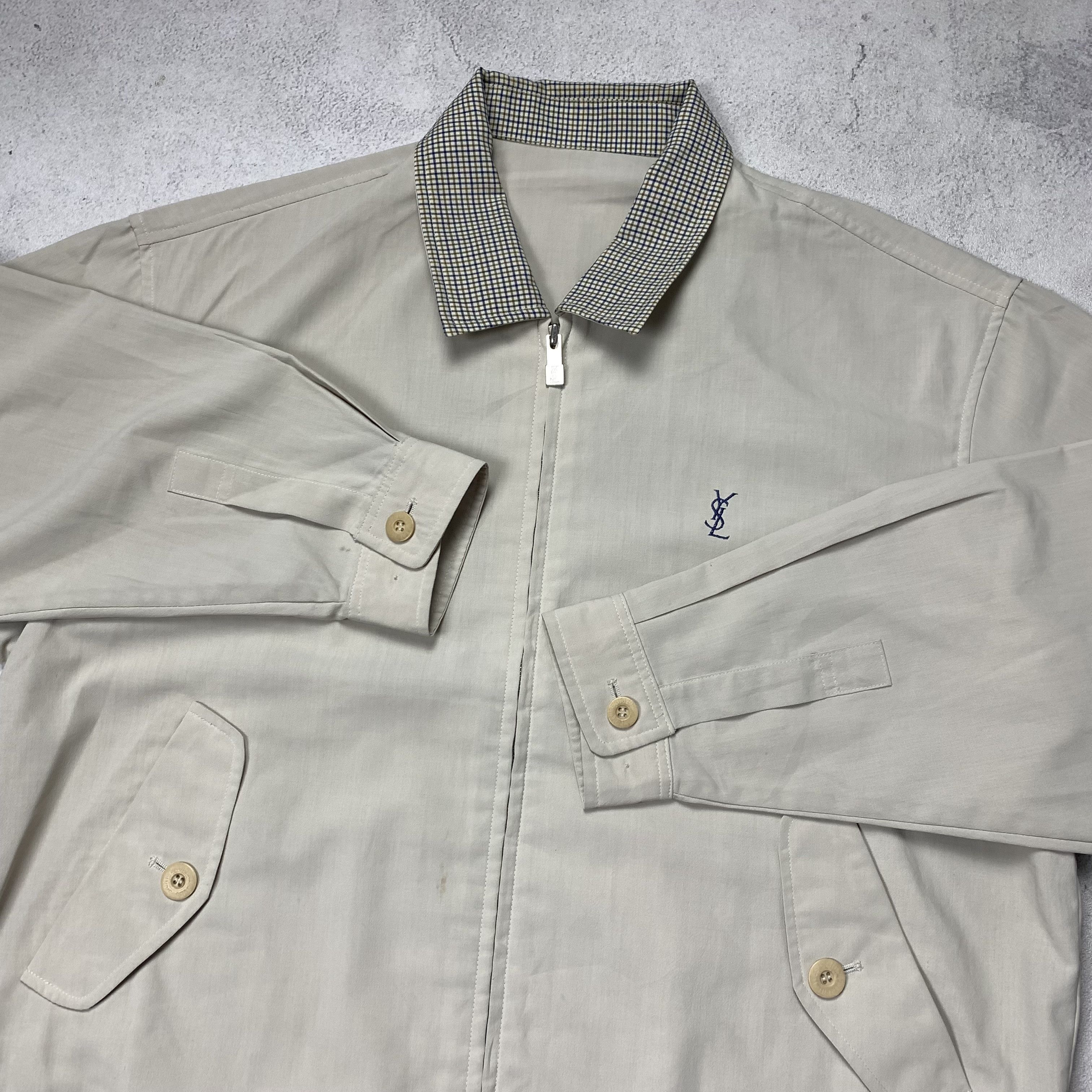 Vintage Vintage Yves Saint Laurent YSL Pour Homme Jacket Size US L / EU 52-54 / 3 - 3 Thumbnail