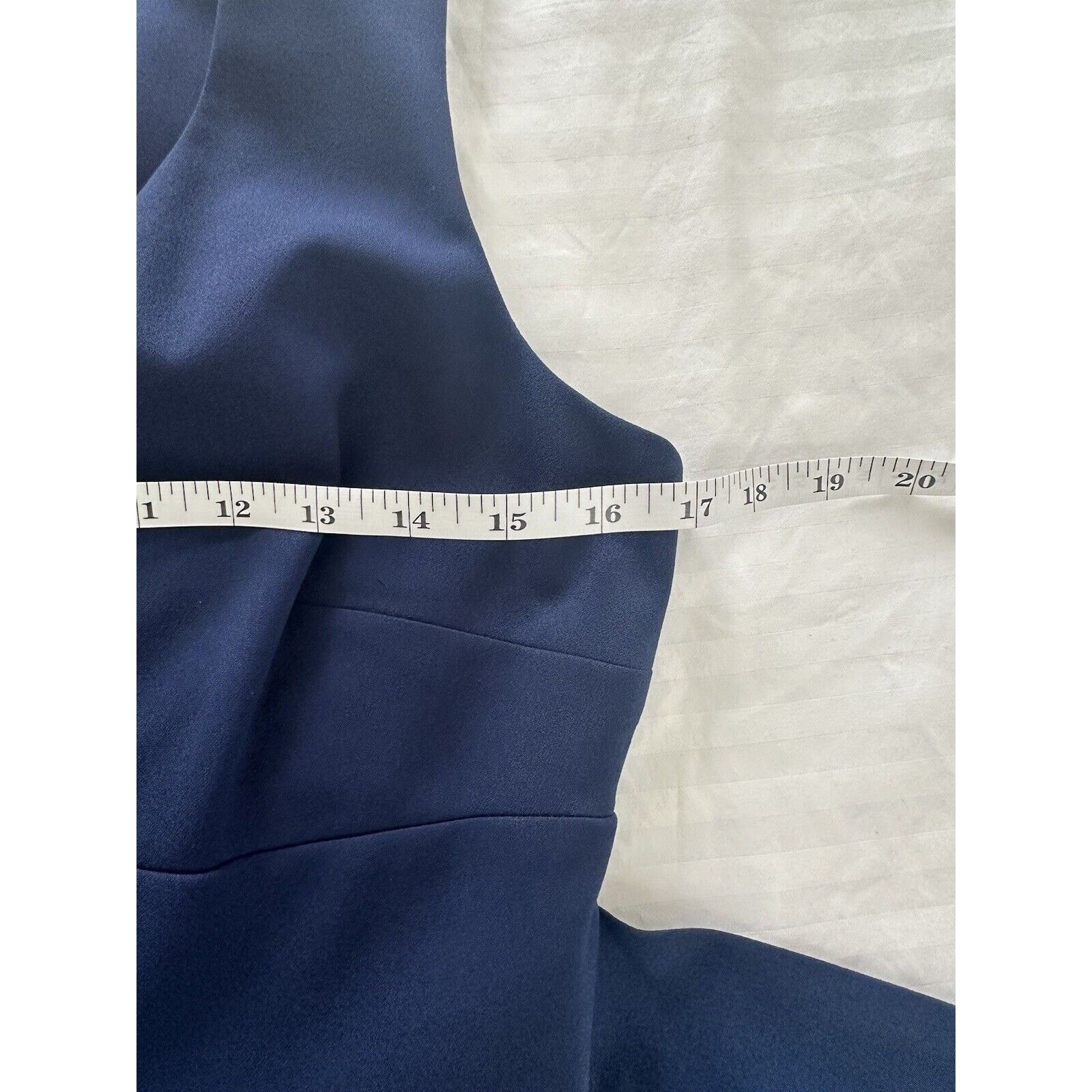 Donna Morgan Business Cocktail Blue Tulip Dress Size 4 Donna Morgan Size S / US 4 / IT 40 - 12 Thumbnail
