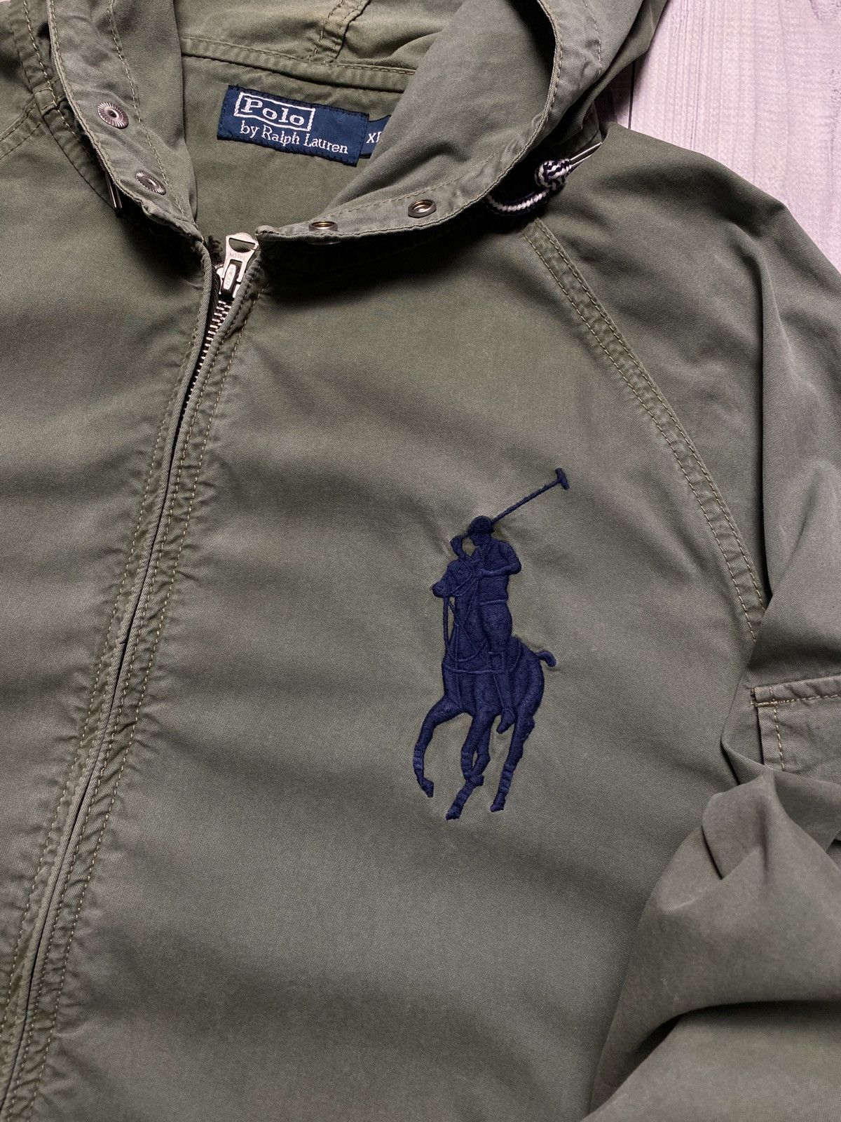 Polo Ralph Lauren Vintage Polo Ralph Lauren Green Cotton jacket denim Size US XL / EU 56 / 4 - 5 Thumbnail