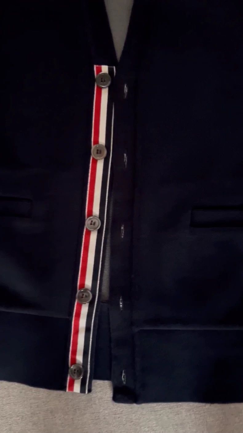 Thom Browne Thom Browne Size 3Sea Blue 4-Bar Knit Cardigan 2501-Nextarr Size US L / EU 52-54 / 3 - 1 Thumbnail