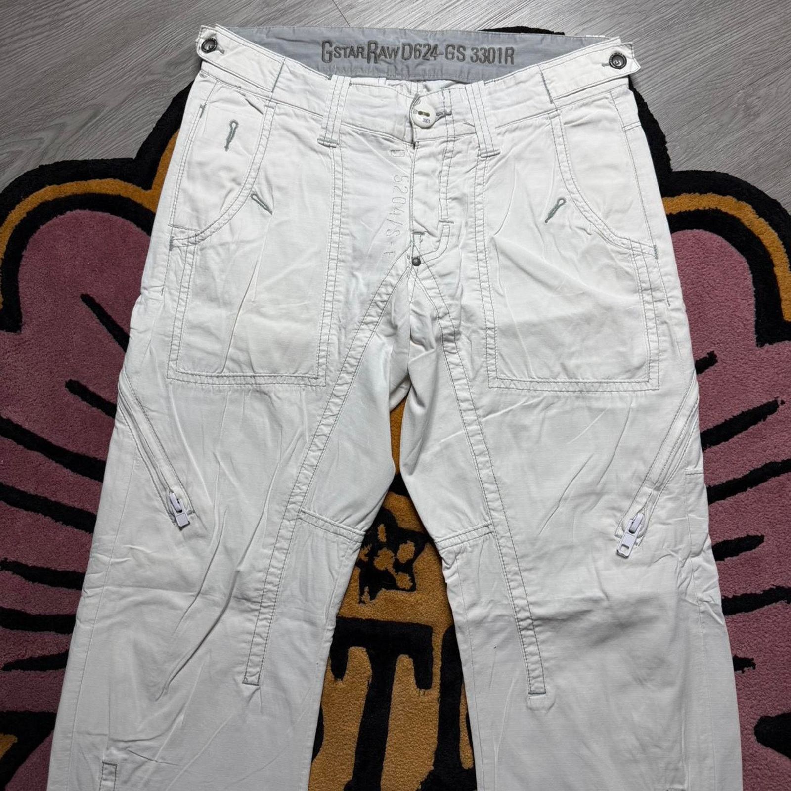 G-Star G-Star Raw New Marker Straight Leg Multipocket Tactical Pant Size US 30 / EU 46 - 2 Thumbnail