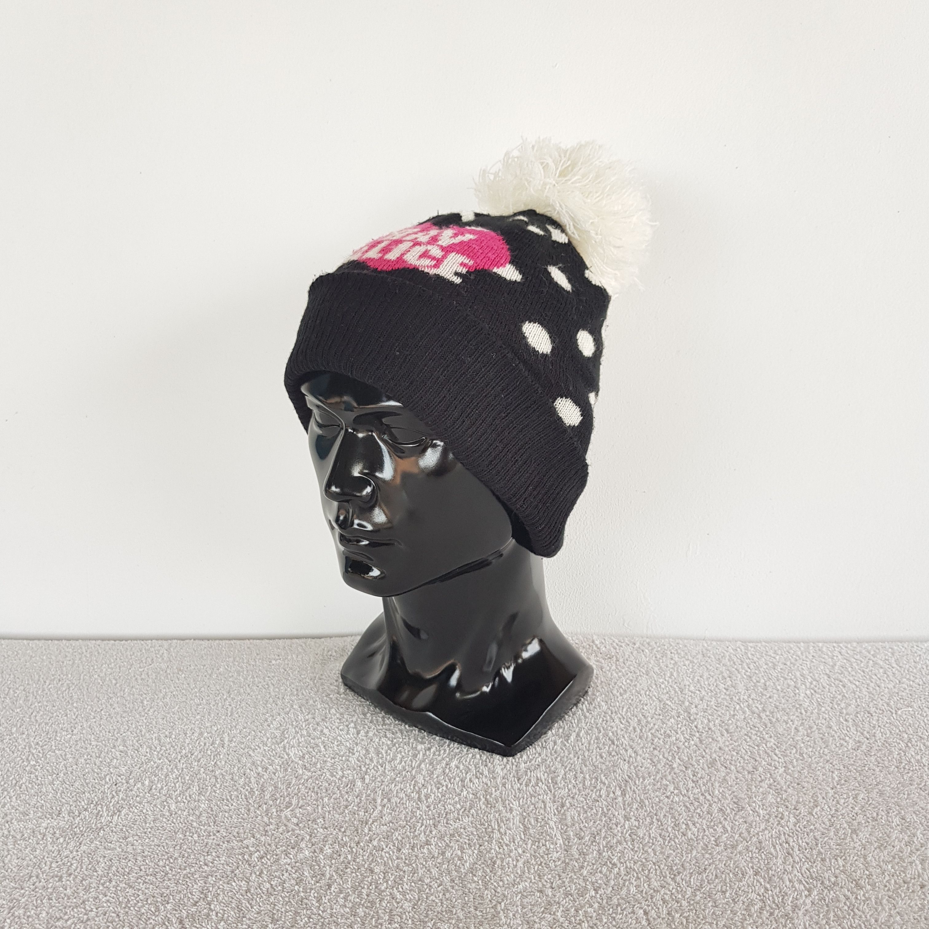 Japanese Brand Vintage Ray Alice Beanie Butterfly Snow Caps Hats. Size ONE SIZE - 2 Thumbnail