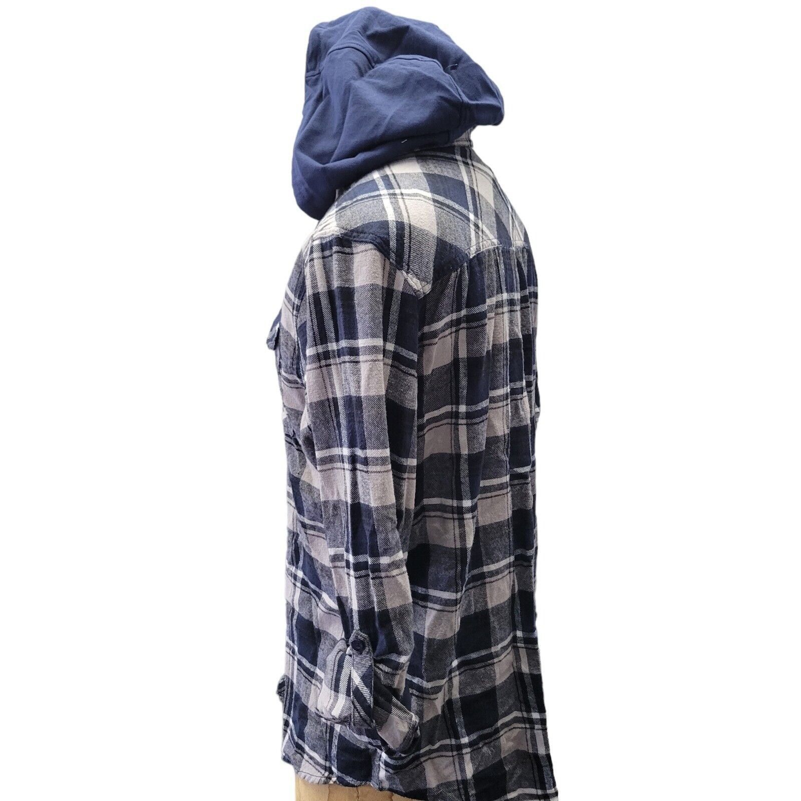 Silver Jeans Co. Silver Jeans Plaid Hoodie Long Sleeve Shirt Men's. Size Lar Size US L / EU 52-54 / 3 - 4 Thumbnail