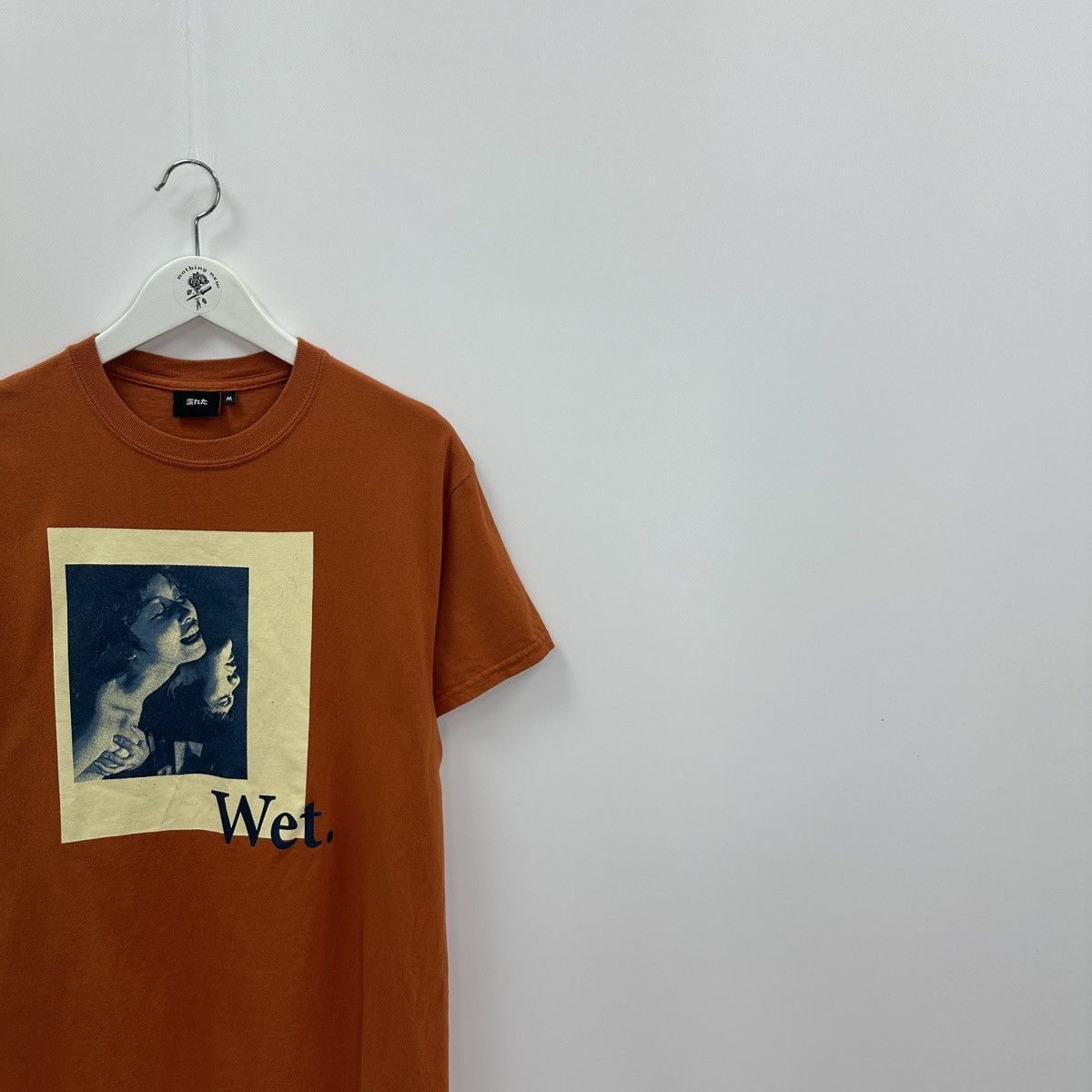 Japanese Brand Wet Wet Japan Naked Girls basic orange tee y2k hype og style Size US M / EU 48-50 / 2 - 2 Thumbnail