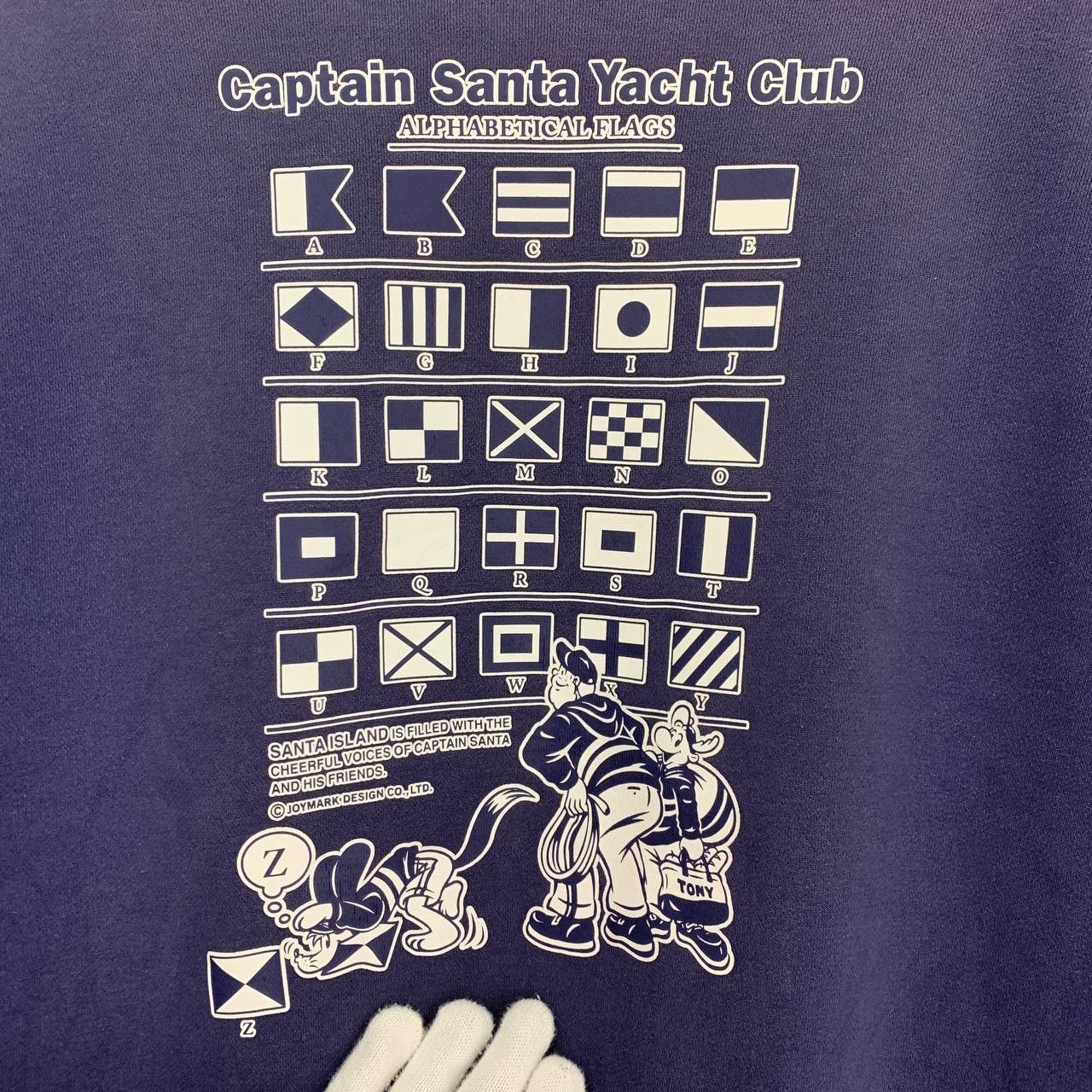 Japanese Brand CAPTAIN SANTA YACHT CLUB Crew Neck Sweatshirt #2411-13x Size US L / EU 52-54 / 3 - 2 Thumbnail