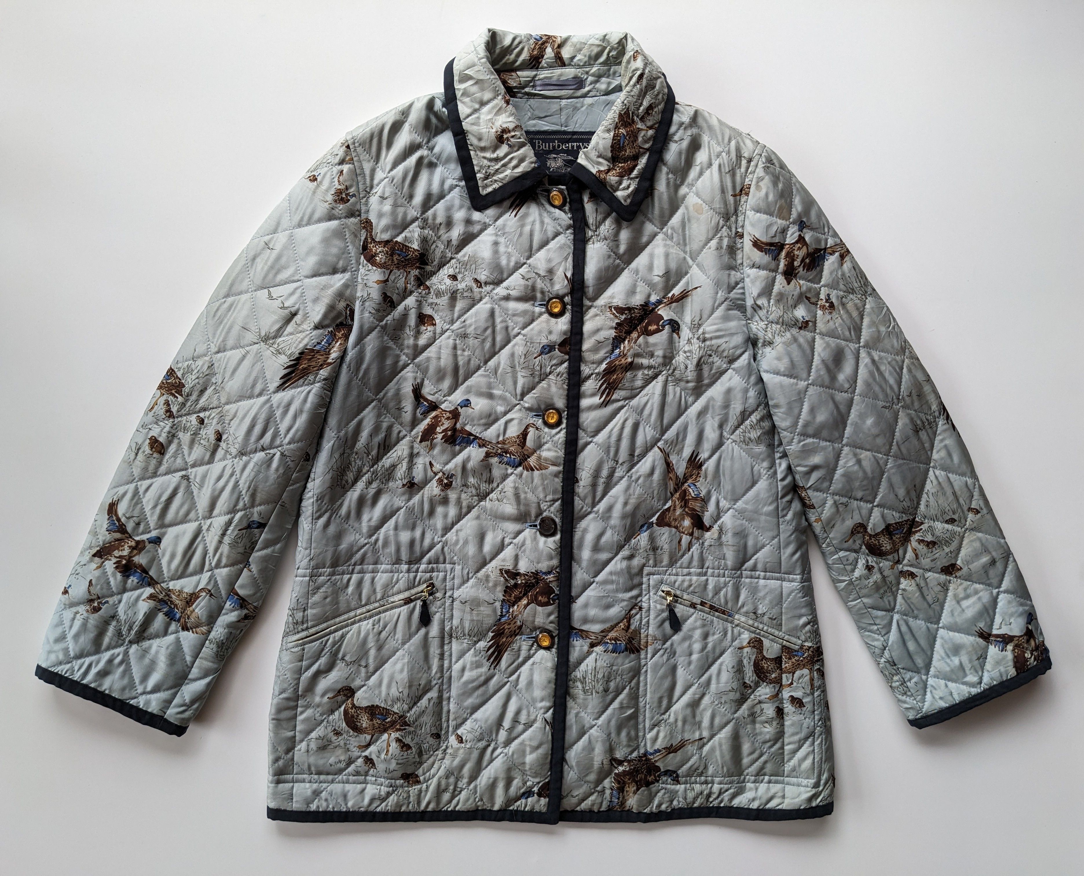 Burberry × Vintage Vintage Burberrys Prorsum quilted bird jacket Size US XXS / EU 40 - 1 Thumbnail
