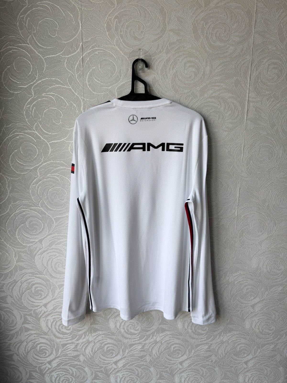 Mercedes AMG Tommy Hilfiger F1 Racing Long Sleeve Shirt Y2K
