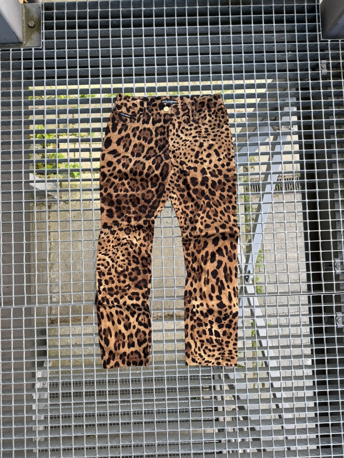 Dolce & Gabbana Dolce & Gabbana leopard Print Jeans Size 38" / US 16 / IT 52 - 1 Thumbnail