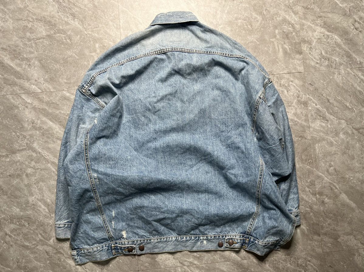 R13 R13- Oversized Denim Shirt Jacket Size XS / US 0-2 / IT 36-38 - 2 Thumbnail
