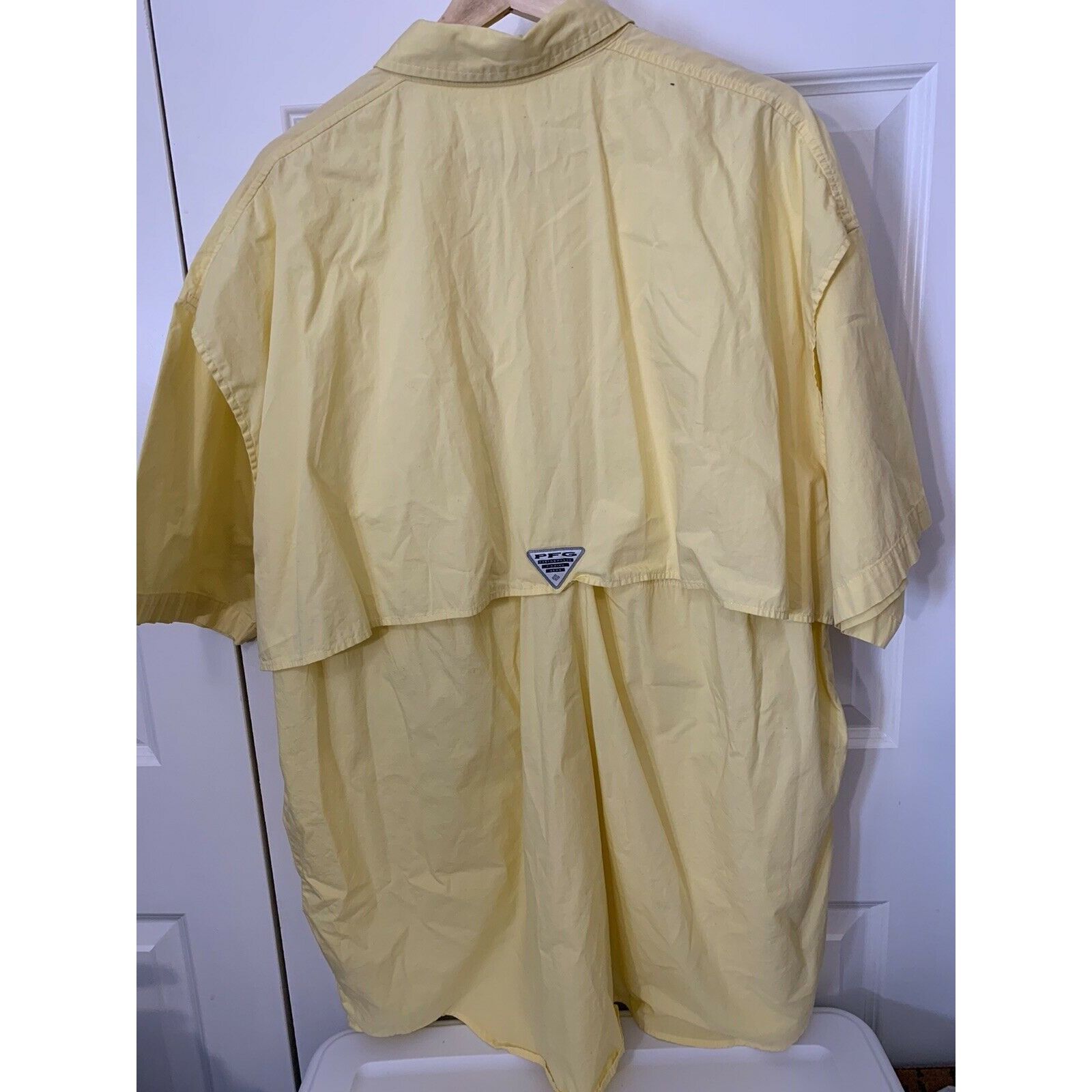 Columbia Columbia PFG Men Short Sleeve Sz XXL Yellow Button Shirt Ven Size US XXL / EU 58 / 5 - 9 Thumbnail