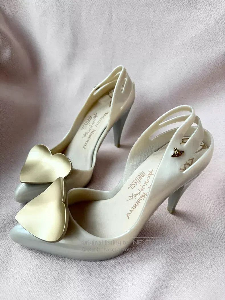 Vivienne Westwood Vivienne Westwood Vintage white gold heart-shaped pointed Size US 6.5 / IT 36.5 - 2 Thumbnail