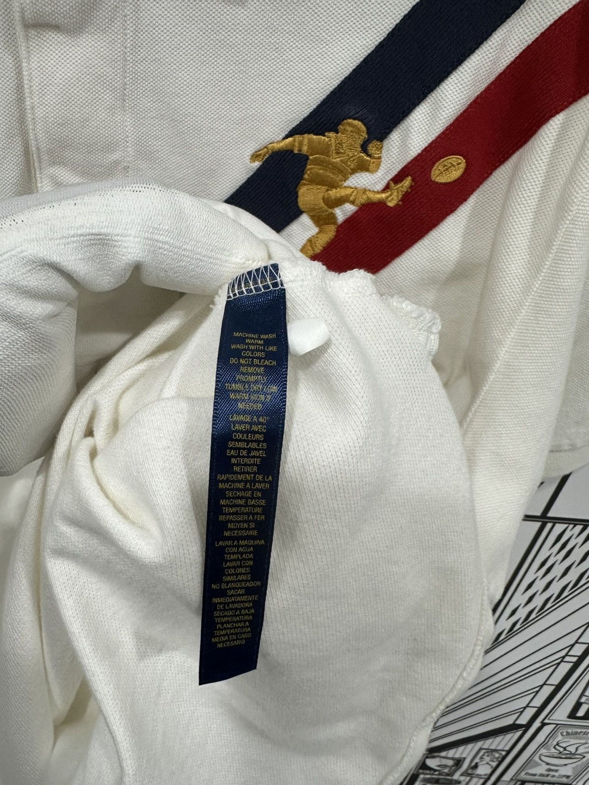 Rugby Ralph Lauren USA 2011 Big Kicker Polo White XL