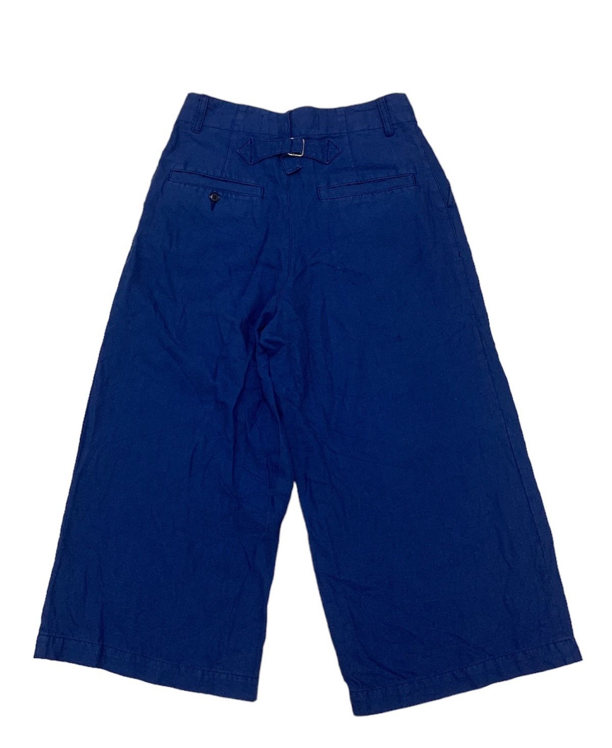Designer × Issey Miyake × Zucca ZUCCA JAPAN ISSEY MIYAKE CROPPED BAGGY BUCKLE BACK PANTS Size 30" / US 8 / IT 44 - 2 Thumbnail