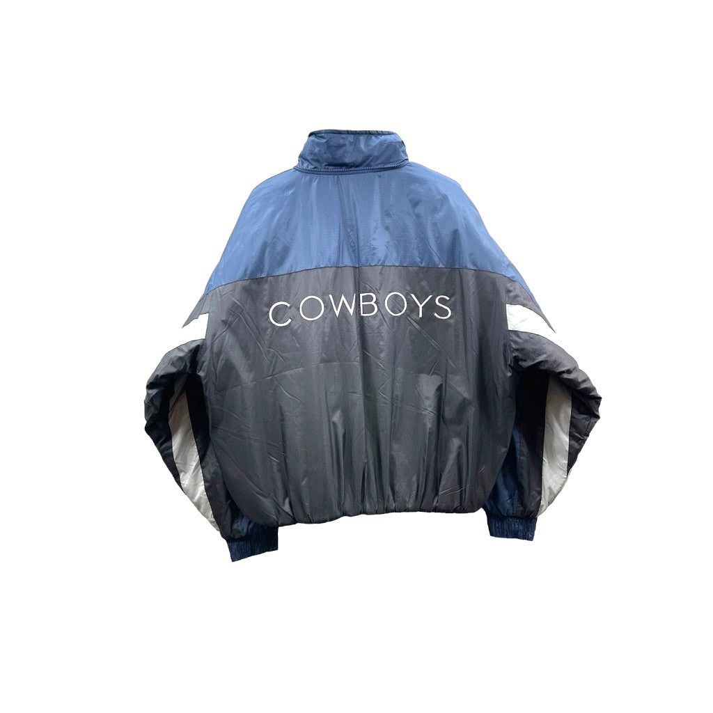 NFL × Pro Player × Vintage 1990's Pro Player Dallas Cowboys Quilted Puffer Jacket Size US XL / EU 56 / 4 - 2 Thumbnail