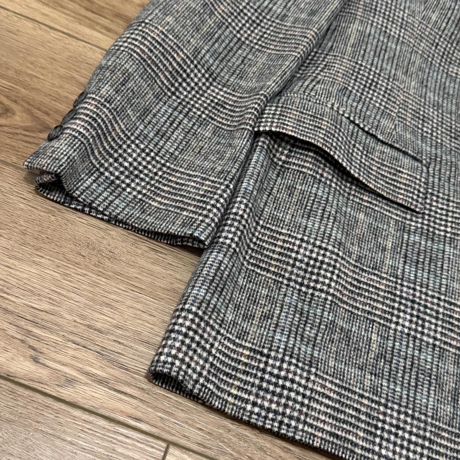 Other Vintage 80s Plaid Wool Blazer Jacket Christopher Hayes Size 38R - 6 Thumbnail